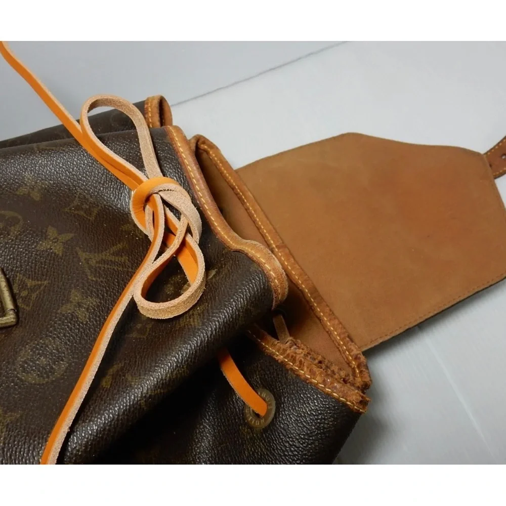 Louis Vuitton Classic Monogram Tan Backpack - Picture 9 of 14